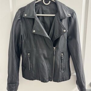 Soft Black Leather Jacket